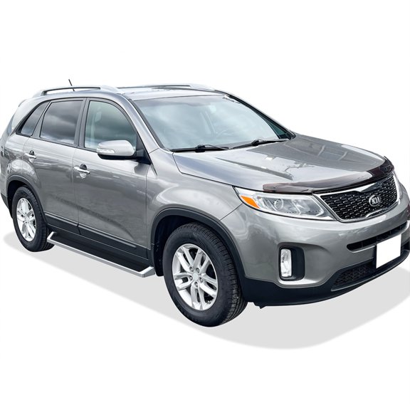 APS Polished Aluminum iRunning Boards Fits 2014-2015 Kia Sorento Drill Mount