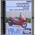 thumbnail image 1 of 2014-2016 Honda Forza NSS300 NSS 300 Scooter SERVICE & REPAIR MANUAL, 1 of 3