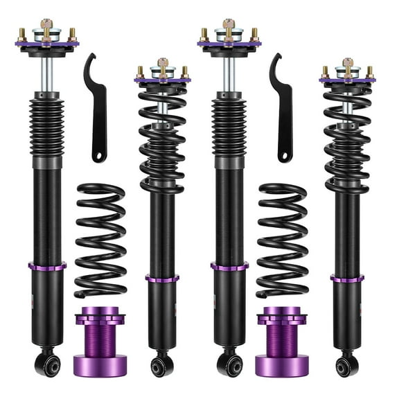 SPEEDWOW Coilover Shocks Kits for 2014-2016 Lexus IS200t IS250 IS350 Sedan RWD, 24 Levels Damper Adjustable Coilovers Suspension Struts Kit, Twin-Tube Lowering Kit