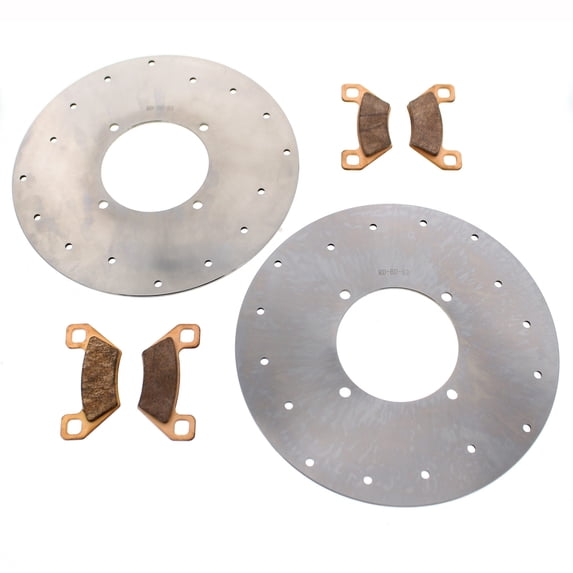 2014-2017 Arctic Cat 700 Mud Pro LTD Front Brake Rotors & Severe Dty Brake Pads
