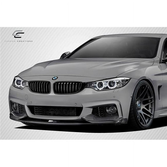 2014-2017 BMW 4 Series F32 DriTech M Performance Look Front Spoiler Splitters - Signature Black - 3 Piece