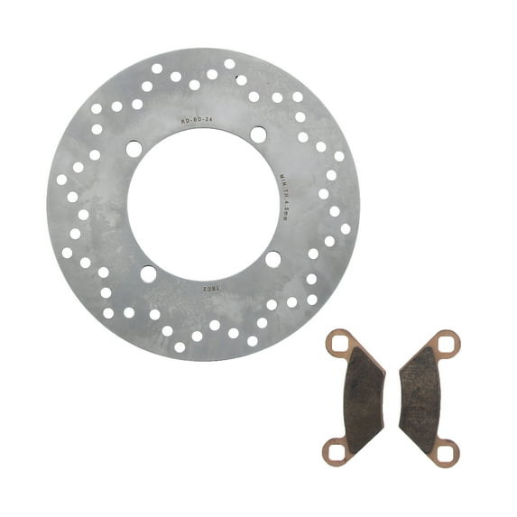 2014 - 2024 Polaris Sportsman 570 Touring Rear Brake Rotor and Brake Pads