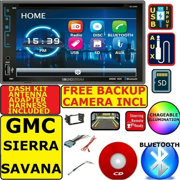 2014 - 2017 SIERRA SILVERADO TOUCHSCREEN BLUETOOTH USB SD CAR RADIO STEREO PKG