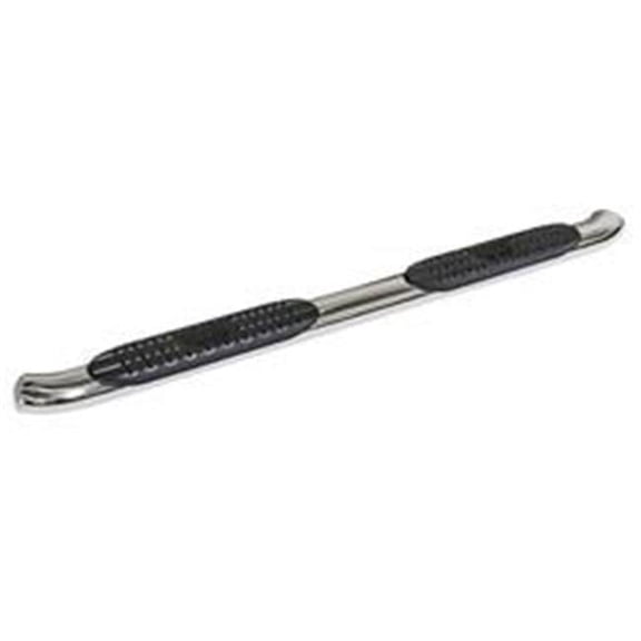 2014-2017 Silverado - Sierra 1500 & GM 2500-3500 Double Cab Pro Traxx 4 in. Oval Step Bar - Stainless Steel