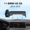 thumbnail image 1 of 2014-2019 For BMW X5 X6 Car Screen Phone Holder Wireless Charger Navigation GPS Phones Bracket 10.3 Inch Size, 1 of 7