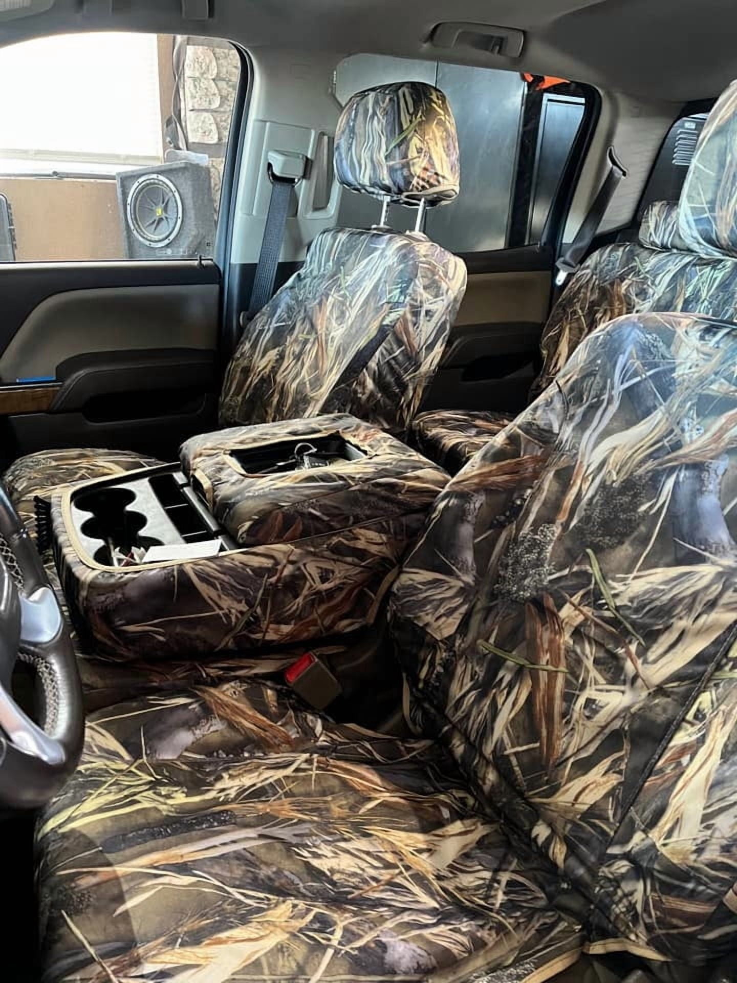 2014-2019 and 2020 Classic Chevy Silverado and GMC Sierra Front and Rear Seat Covers Crew Cab