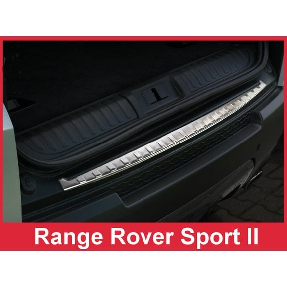 2014-2021 Range Rover Sport II L494 - Brushed Stainless Steel Rear Bumper Protector