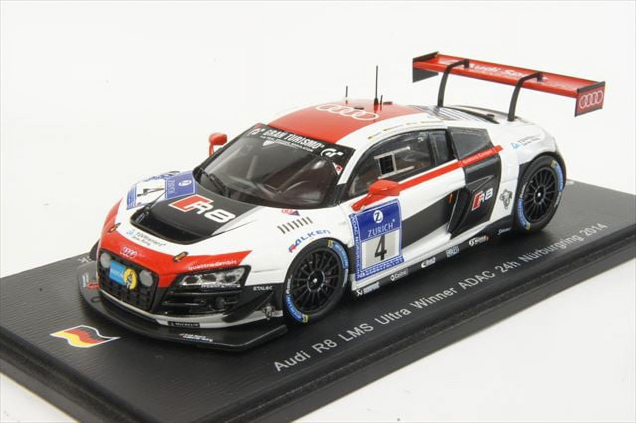 2014 Audi R8 LMS Ultra n.4 Winner Model Car in 1:43 Scale by