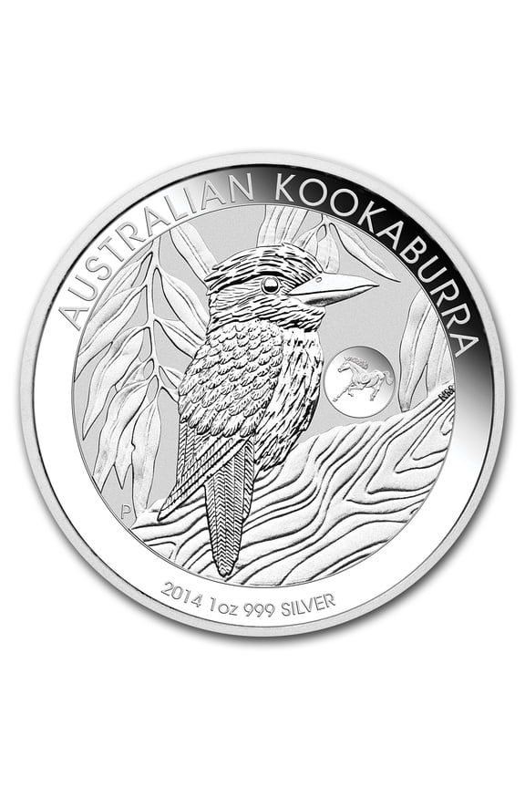 2014 Australia 1 oz Silver Kookaburra BU (Horse Privy)