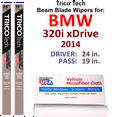 thumbnail image 1 of 2014 BMW 320i xDrive Beam Blade Wipers (Set of 2), 1 of 3