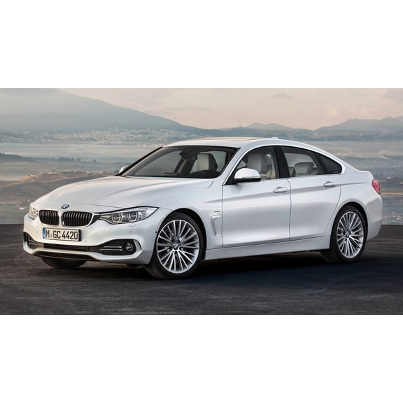 2014 BMW 4 Series Gran Coupe - 20x30 Inch Laminated Poster - Stunning Detail and Bold Colors