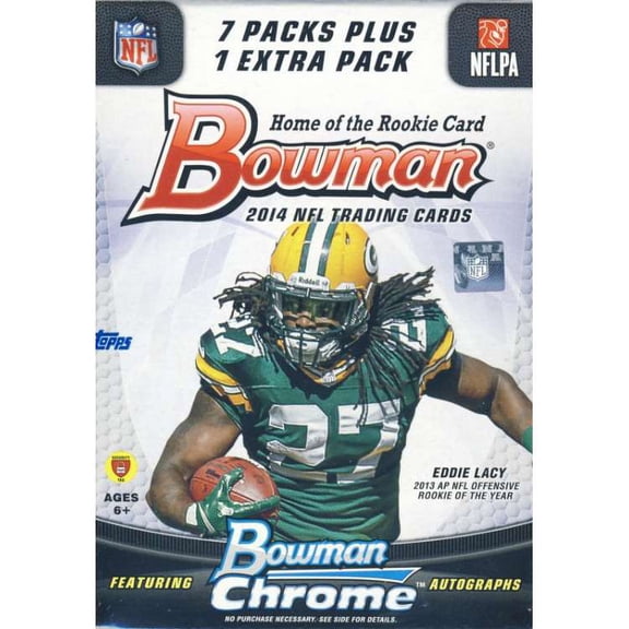 NFL 2014 Bowman Chrome Football Cards Trading Card Blaster Box