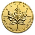thumbnail image 1 of 2014 Canada 1/2 oz Gold Maple Leaf BU, 1 of 2