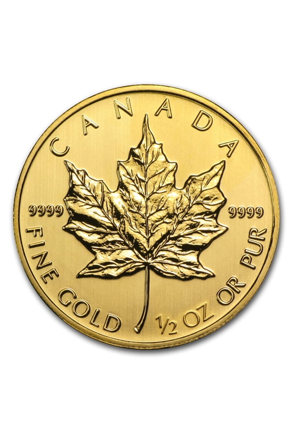 2014 Canada 1/2 oz Gold Maple Leaf BU