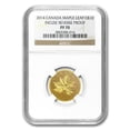 thumbnail image 1 of 2014 Canada 1/4 oz Reverse Proof Gold Maple Leaf PF-70 NGC, 1 of 3