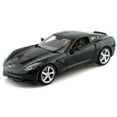 thumbnail image 1 of 2014 Chevrolet Corvette C7 Stingray Black 1/18 by Maisto 31182, 1 of 2