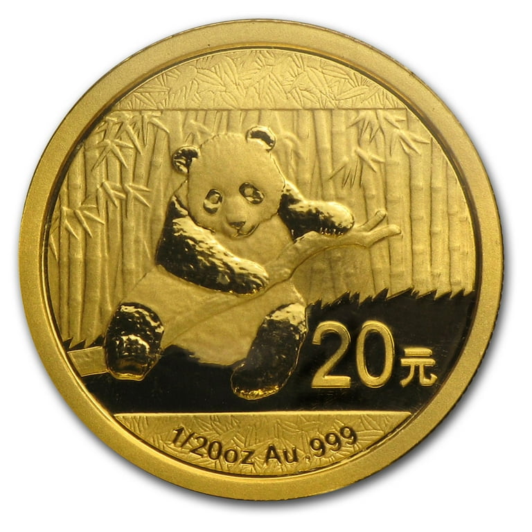 2014 China 1/20 oz Gold Panda BU (Sealed) - Walmart.com