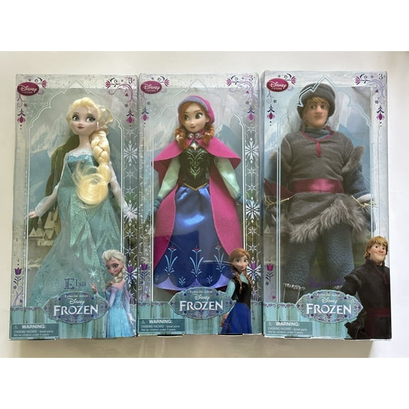 2014 Classic Doll Collection Froze Rare Classic Frozen Doll 12inch Elsa & Anna & Kristoff NEW in Box All Main Characters
