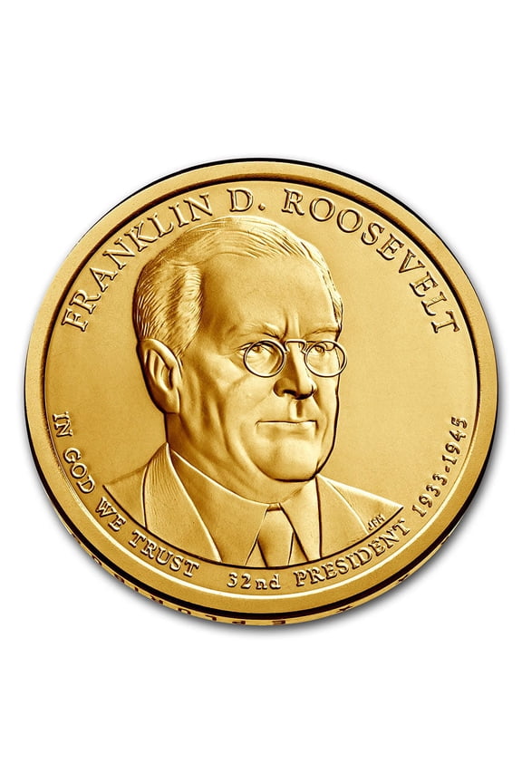 2014-D Franklin Roosevelt Presidential Dollar BU