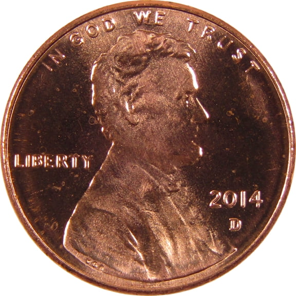 2014 D Lincoln Shield Cent BU Uncirculated Penny 1c Coin