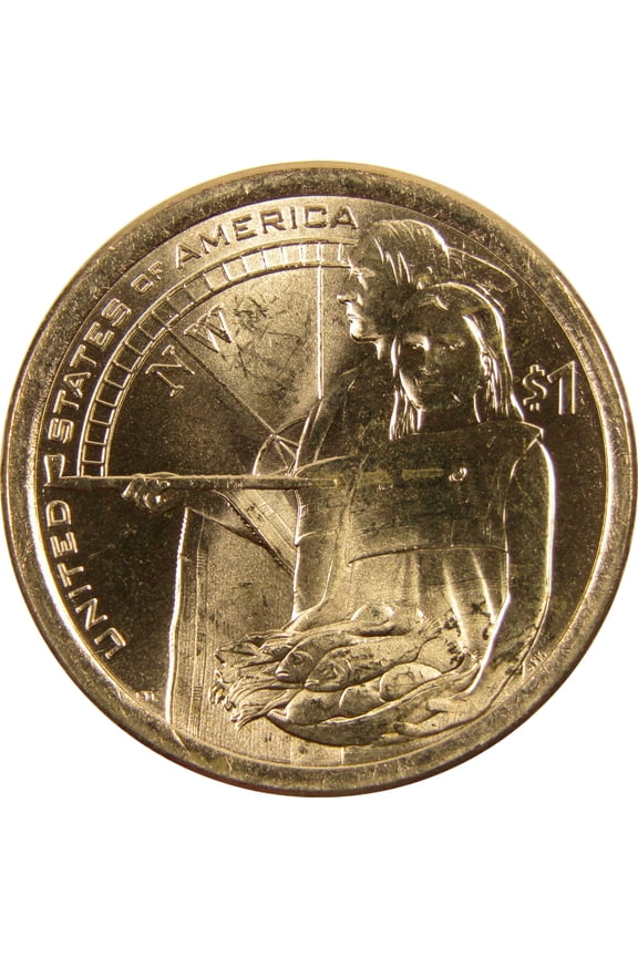 2014 D Native Hospitality Native American Dollar BU Uncirculated $1