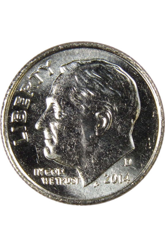 2014 D Roosevelt Dime BU Uncirculated Mint State 10c US Coin Collectible