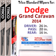 thumbnail image 1 of 2014 Dodge Grand Caravan Wiper Blades (Set of 3) w/Rear Wiper, 1 of 3
