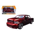 thumbnail image 1 of 2014 Dodge Ram 1500 Pick Up Truck Red Custom Edition 1/24 Diecast Model by Jada, 1 of 2