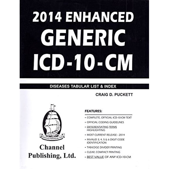 Pre-Owned 2014 Enhanced Generic ICD-10-CM: Diseases Tabular List & Index