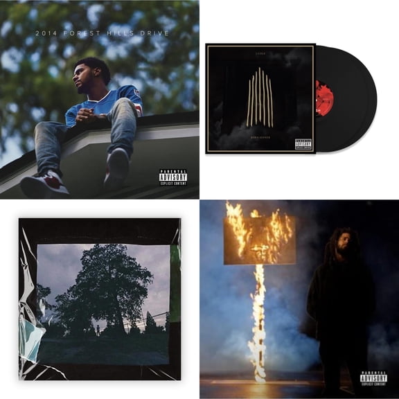 2014 Forest Hills Drive (2LP) (X) & Born Sinner (X) (2LP) & 4 Your Eyez Only & Off-Season