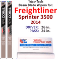 thumbnail image 1 of 2014 Freightliner Sprinter 3500 Beam Blade Wipers (Set of 2), 1 of 3