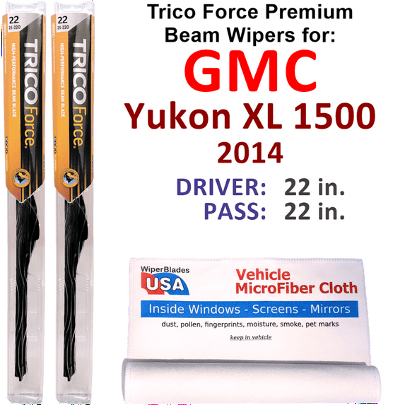 2014 GMC Yukon XL 1500 Performance Beam Wipers (Set of 2)