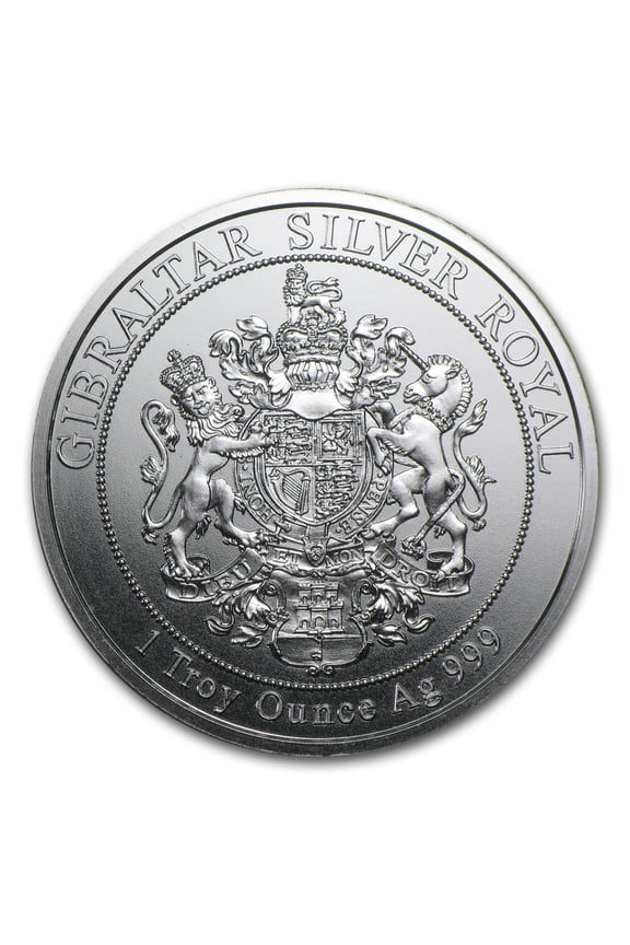 2014 Gibraltar 1 oz Silver 15 Royal BU