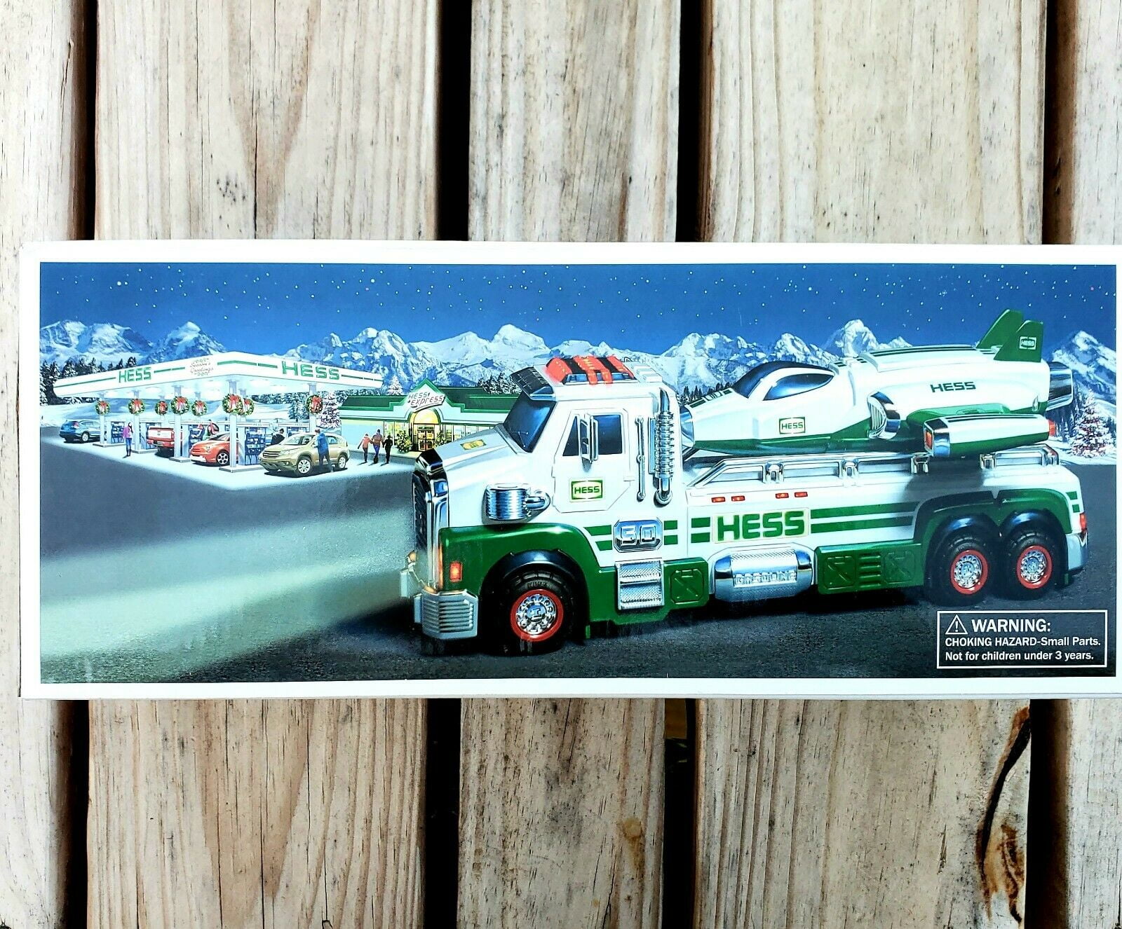 HESS トレーラーとロケット Hess 1988 Juguete Camión y Corredor con Carro para Niños