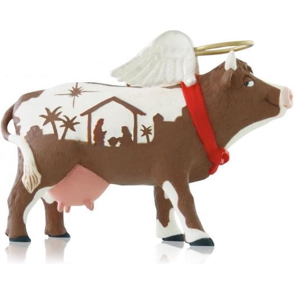 2014 Holy Cow (Cow) Hallmark Keepsake Christmas Tree Ornament - QGO1636