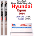 thumbnail image 1 of 2014 Hyundai Equus Beam Blade Wipers (Set of 2), 1 of 3