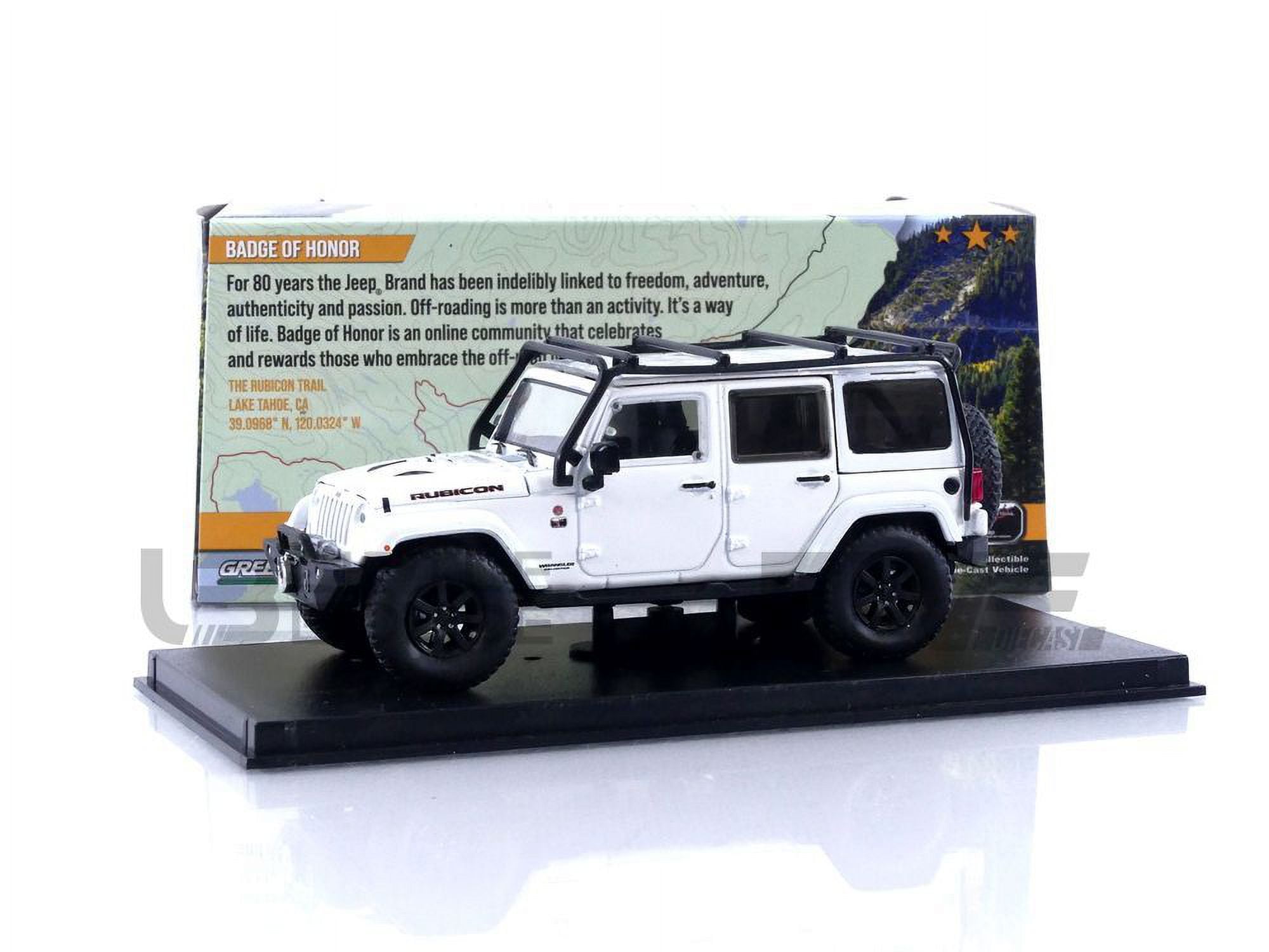Diecast jeep 2024 wrangler unlimited white