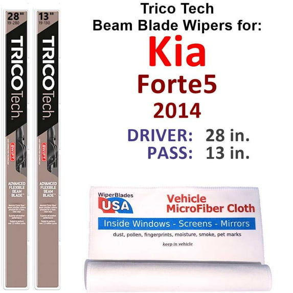 2014 Kia Forte5 Beam Blade Wipers (Set of 2)
