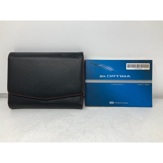 2014 Kia Optima Sedan Owners Manual with Case OEM I02B34007