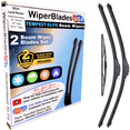 thumbnail image 1 of 2014 Land Rover Range Rover Evoque Beam Wiper Blades Wipers w/2yr Warranty (Set of 3) w/Rear Wiper (WiperBladesUSA), 1 of 5