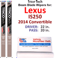 thumbnail image 1 of 2014 Lexus IS250 Beam Blade Wipers (Set of 2), 1 of 3