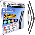 thumbnail image 1 of 2014 Lincoln MKT Beam Wiper Blades Wipers w/1yr Warranty (Set of 3) w/Rear Wiper (WiperBladesUSA), 1 of 5