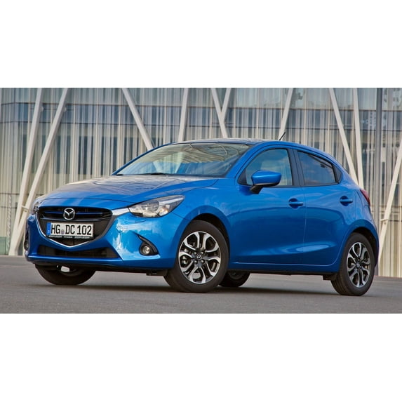 2014 Mazda2 Style B - 20x30 Inch Glossy Laminated Poster - Stunning Detail and Bold Colors