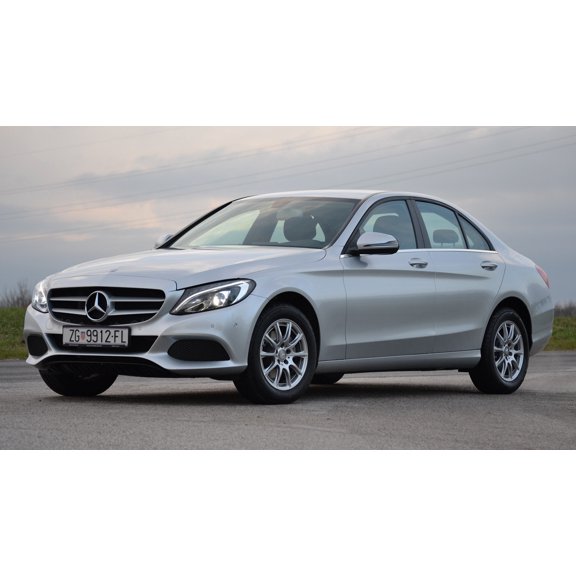 2014 Mercedes Benz C Class Car - 20x30 Inch Glossy Laminated Poster - Stunning Detail and Bold Colors