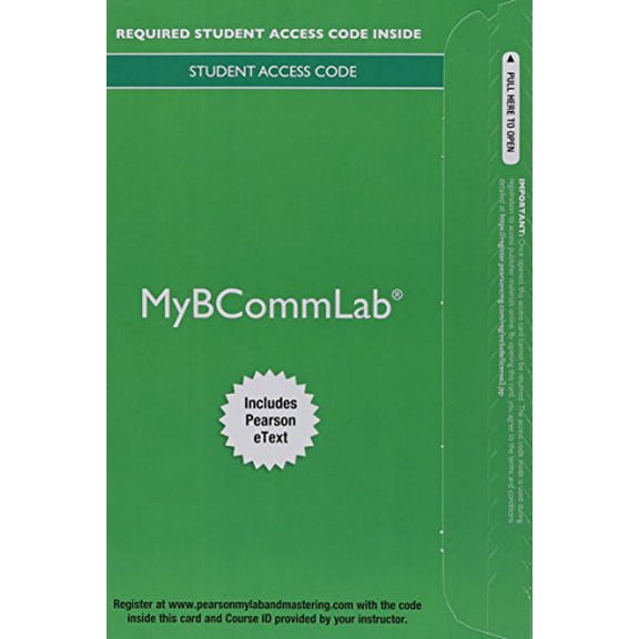 2014 MyBCommLab with Pearson eText -- Access Card -- for Excellence in Business Communication