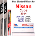 thumbnail image 1 of 2014 Nissan Cube Wiper Blades (Set of 3) w/Rear Wiper, 1 of 3