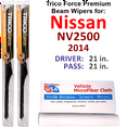 thumbnail image 1 of 2014 Nissan NV2500 Performance Beam Wipers (Set of 2), 1 of 3