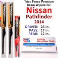 thumbnail image 1 of 2014 Nissan Pathfinder Performance Beam Wipers (Set of 3) w/Rear Wiper, 1 of 3