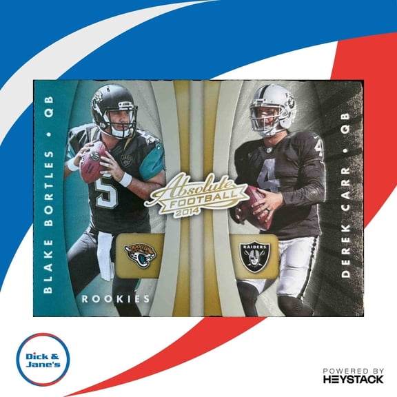 2014 Panini Absolute Derek Carr Terrance West Blake Bortles Jimmy Garoppolo Quad