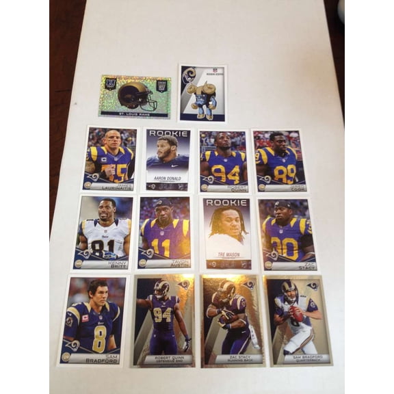 2014 Panini NFL Stickers St. Louis Rams Team Set